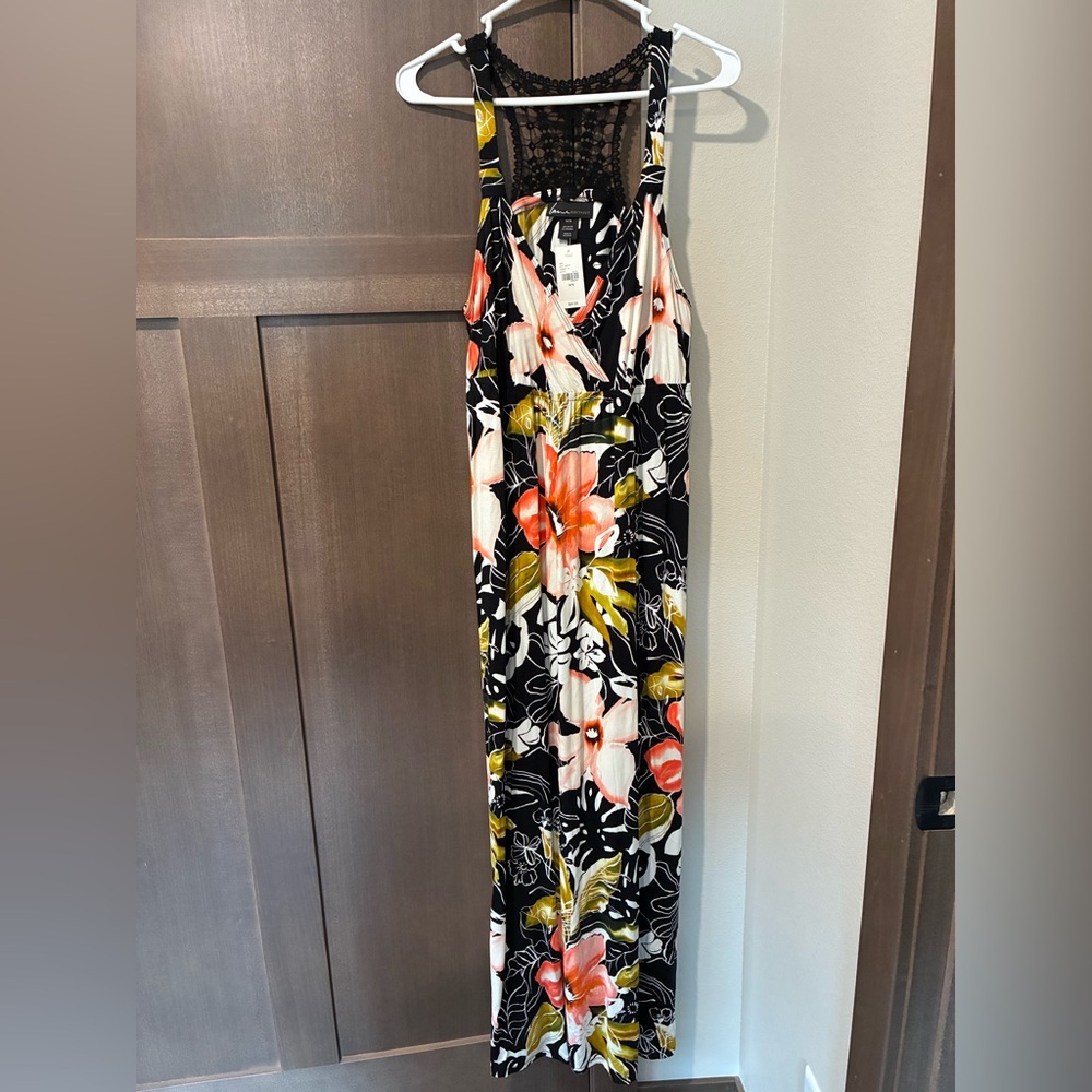 Lane Bryant Multicolor Maxi Dress NWT